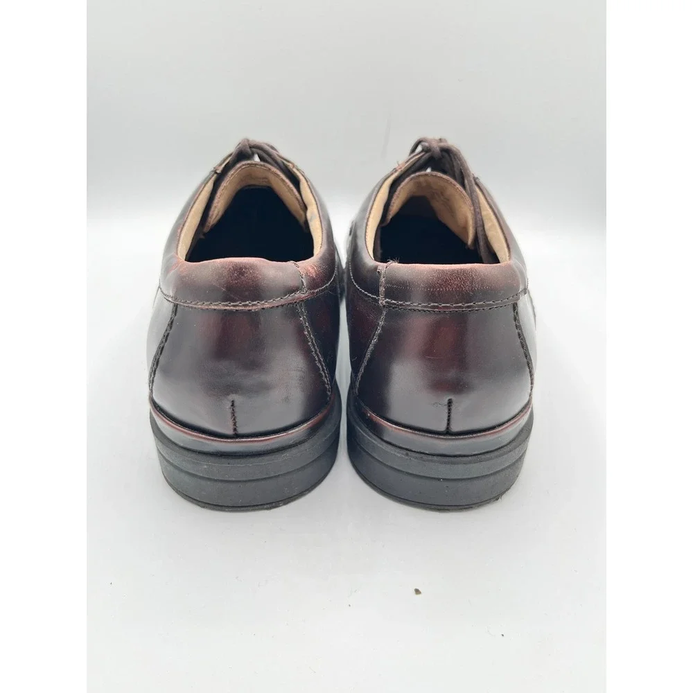 Florsheim Men 14105-200 Burgundy Leather Bicycle Toe Oxford Shoes Sz 9 EEE Wide